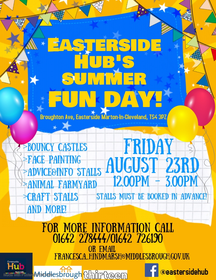 Easterside Summer Fun Day Poster